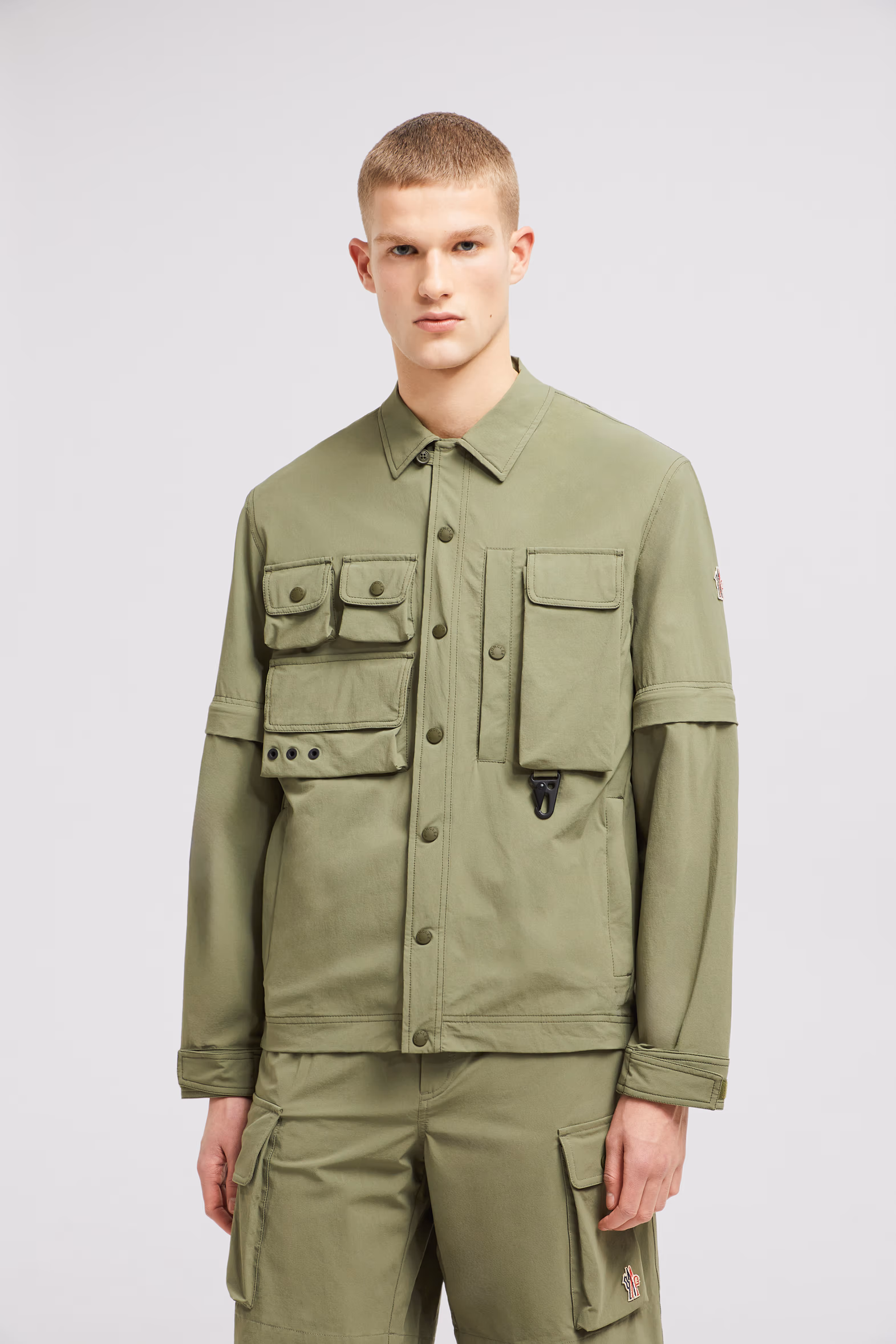 Tatra 2-in-1 Water-Repellent Field Jacket Men Sage Green Moncler 3